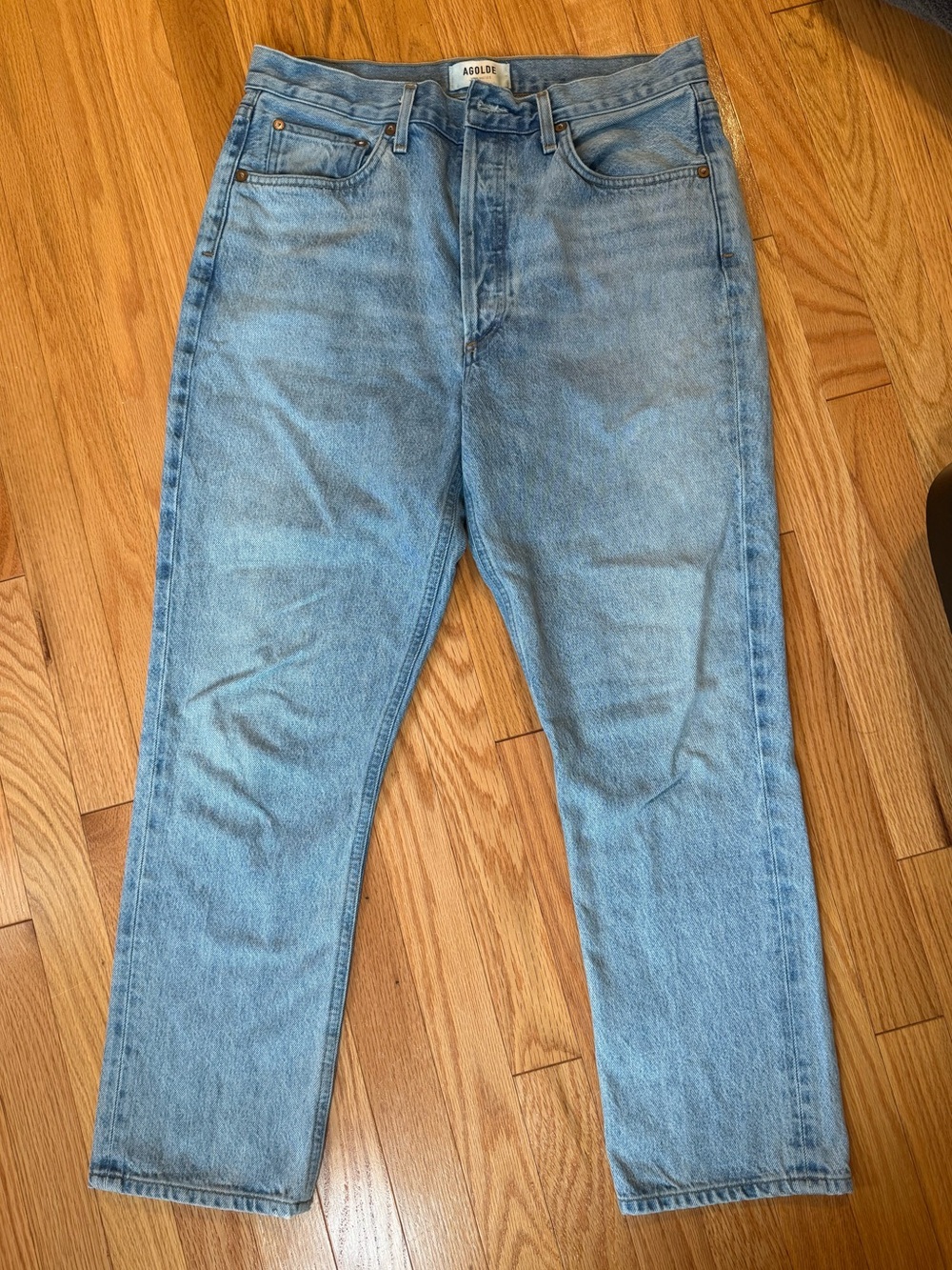 ⭐️ AGOLDE Riley High Rise Straight Crop Denim ⭐️ - Picture 4 of 5